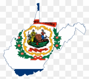 West Virginia State Flag Map