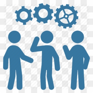 Black And White Teamwork Icon - Team Work Icon - Free Transparent PNG ...