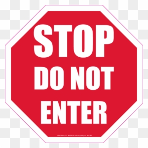 Do Not Enter Si - Senate Bill 5 Ohio - Free Transparent PNG Clipart ...