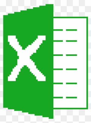 Pixel - Microsoft Excel Logo Black And White - Free Transparent PNG ...