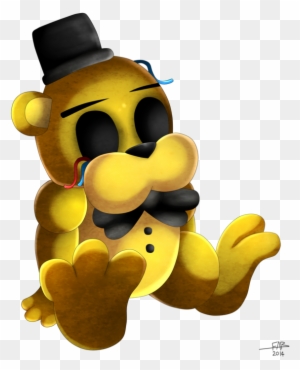 Fnaf Clipart Golden Freddy Clipart - Fnaf 2 Golden Freddy Fanart