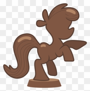 Chocolate Pony Statue By Pikamander2 - Mlp Pictures Of Foods