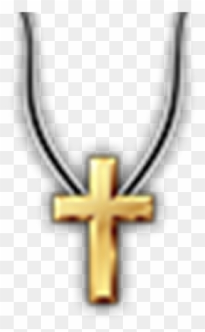 Golden Cross Necklace Hd Transparent Roblox T Shirt Cross Free Transparent Png Clipart Images Download - necklace roblox template