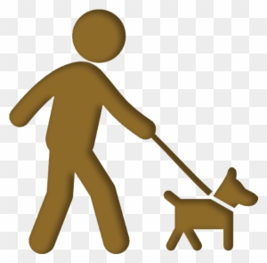 We Would Take The Dog Out For A Short Walk To Understand - Cartello Cane Al Guinzaglio