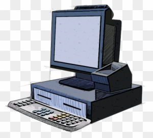 point of sale terminal clipart