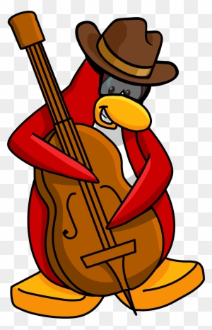 Stompin' Bob - Club Penguin Penguin Band - Free Transparent PNG Clipart  Images Download