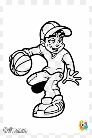 Boy Playing Basketball Baloncesto Dibujo Free Transparent Png Clipart Images Download