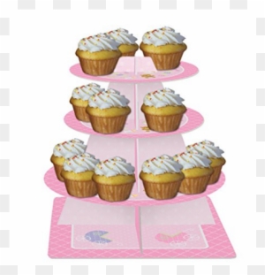 Teddy Bear Baby Pink Cupcake Stand - Teddy Bear Baby Pink Cupcake Stand