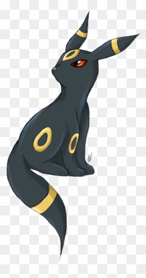 Umbreon Sitting Png By Proteusiii On Deviantart - Drawings Of Pokemon