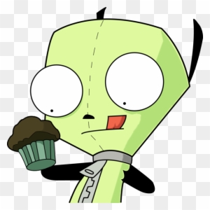 invader zim gir cupcake