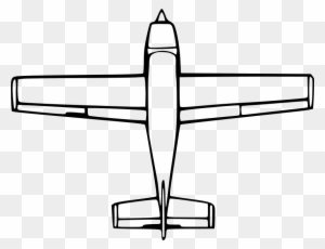 Free Single Engine Cessna Free Top-down Airplane View - Airplane Birds Eye View