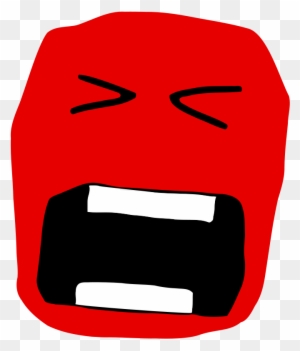 suspicious face clipart yelling