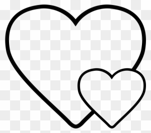 Hearts Svg Png Icon Free Download Groot En Klein Hartje Free Transparent Png Clipart Images Download