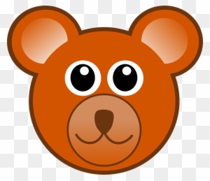 cartoon teddy bear face