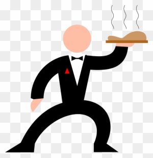 waiters and waitresses clipart