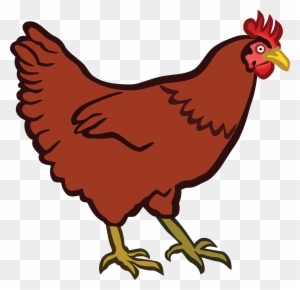 hen sitting on nest clipart