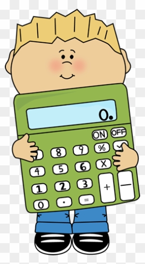 Math Clip Art Cute Math Clipart - Boy With Calculator Clipart - Free