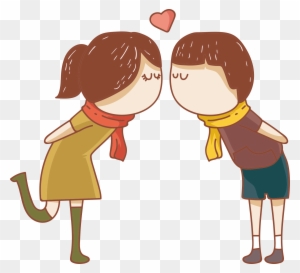 serodiscordant couples kissing clipart