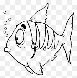 small fish clipart black and white car