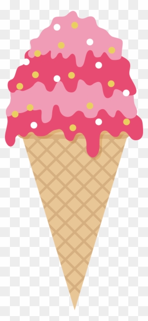 Shutterstock 209293408 - Strawberry Ice Cream Cone - Free Transparent ...