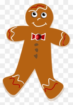 Gingerbread Man Border - Food Group - Free Transparent PNG Clipart ...