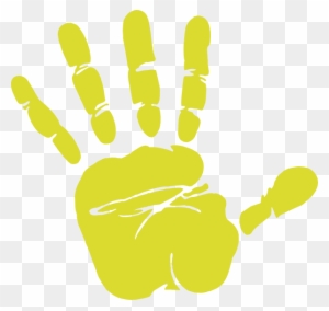 Handprint Clipart Gold - Hand Waving Goodbye Animation - Free ...