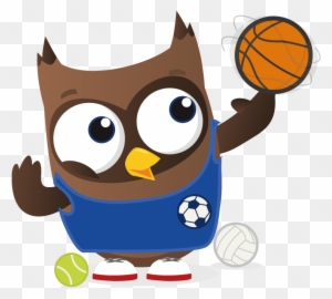 All About Me - Owl Playing Clipart