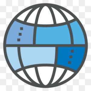 Global Hr Software Icon - Earth Globe Logo