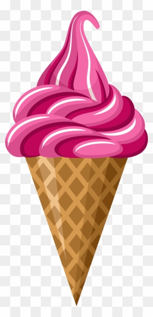 Shutterstock 209293408 - Strawberry Ice Cream Cone - Free Transparent ...