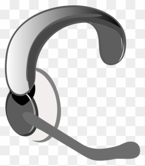 Microphone - Headphone With Mic Png