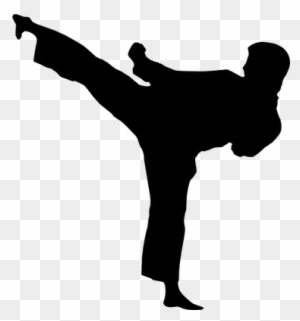 Kaufmann - Karate Black And White - Free Transparent Png Clipart Images 