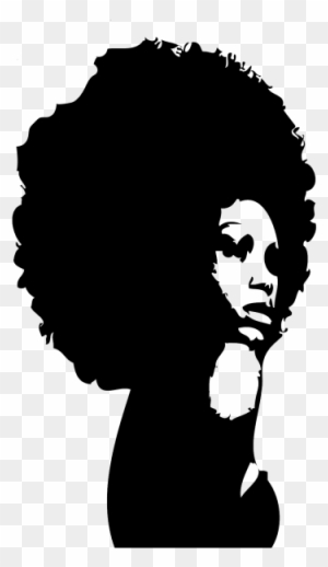 Download Afro Hair Png Transparent Image - Black Woman Silhouette Png - Free Transparent PNG Clipart ...