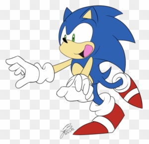 By Alphacomics - Sonic The Hedgehog Tripping - Free Transparent Png 