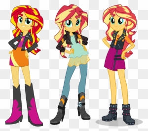 Icantunloveyou, Beautiful, Boots, Clothes, Comparison, - My Little Pony Equestria Girls Sunset Shimmer
