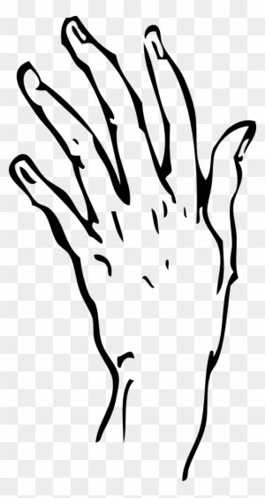 Drawing of Hands - Anime - Openclipart