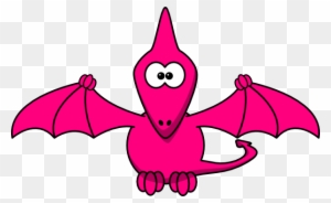 Free Clipart: Cartoon pterodactyl with upraised wings