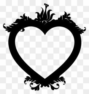 gravity clipart black and white hearts