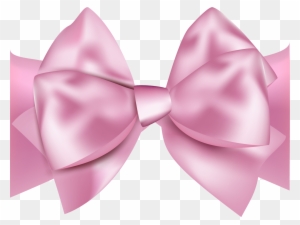 Pink Ribbon Bow Of Pink Baby Bow Tie Clip Art Png - Pink Bow Png ...