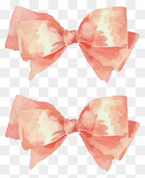 Watercolor Painting Illustration - Watercolor Bow Png - Free ...