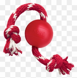 Rope And Knot Toys - Kong Ball For Dogs - Free Transparent PNG Clipart ...