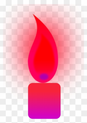 invisible zone of candle flame clipart