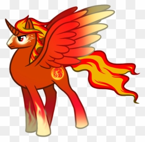 Alicorn Of Fire By Featheradopts - My Little Pony Boy Alicorn - Free ...