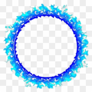 Blue Fire Ring-decal - Blue Ring Of Fire - Free Transparent Png Clipart 