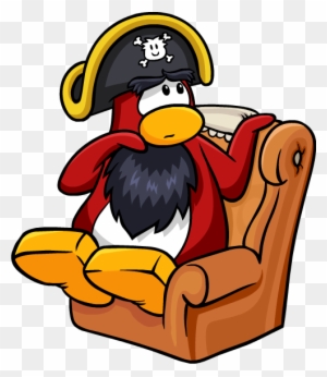 Rockhopper Sitting - Club Penguin Penguin Sitting - Free Transparent PNG  Clipart Images Download