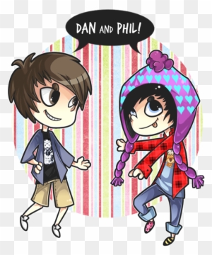 dan and phil chibi