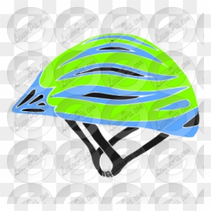 bicycle helmet clipart