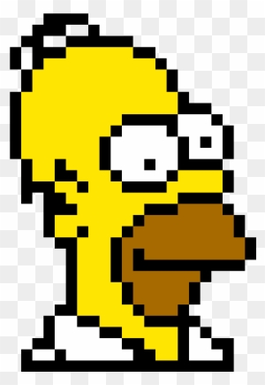 Bart Simpson - Bart Simpson En Pixel Transparent PNG - 350x430