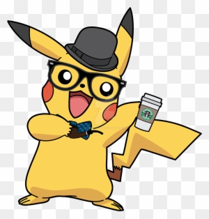 Hipster/self Portrait Pikachu - Pikachu With Birthday Hat