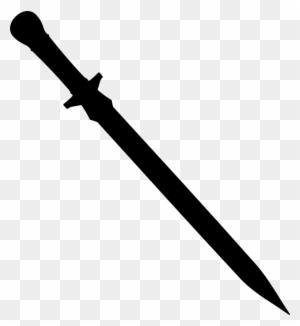 black sword clip art
