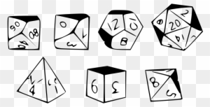 Dice Clipart Outline Dice Rpg Png Free Transparent Png Clipart Images Download